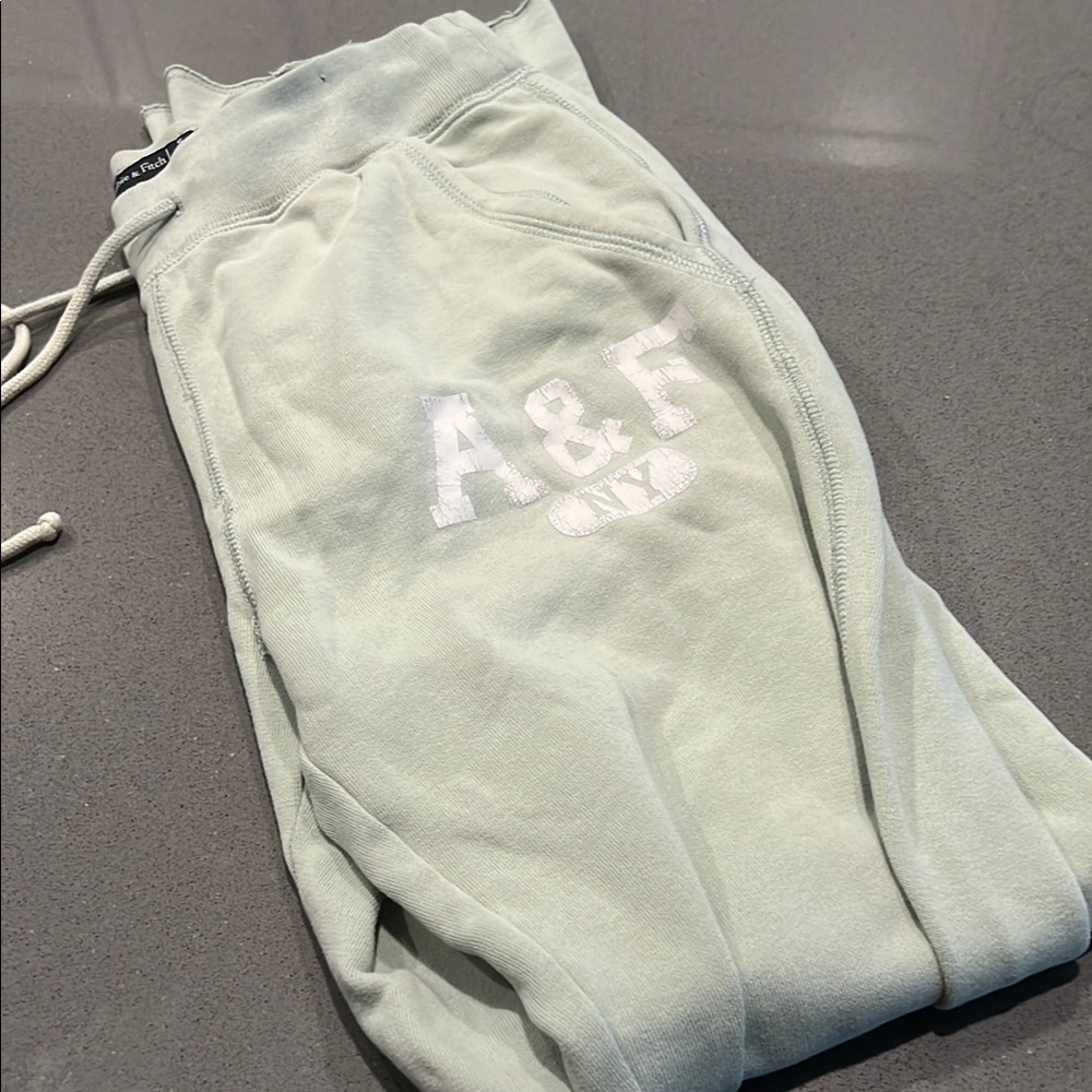 Abercrombie & Fitch vintage Light Green Joggers